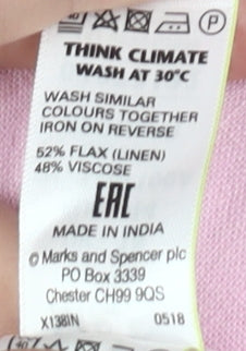 Marks and Spencer Pink Sleeveless Dress - UK 16