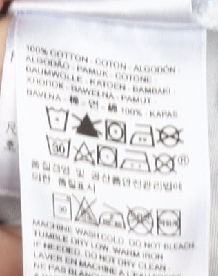 Levi's Women's White T-Shirt, Size L, Ringer Style