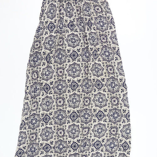 New Look Women's Multicoloured Strapless Dress Size 10