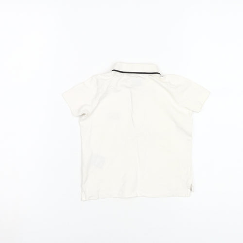 C.P. Company Boys White Polo Shirt, Size 2 Years, Logo Accent