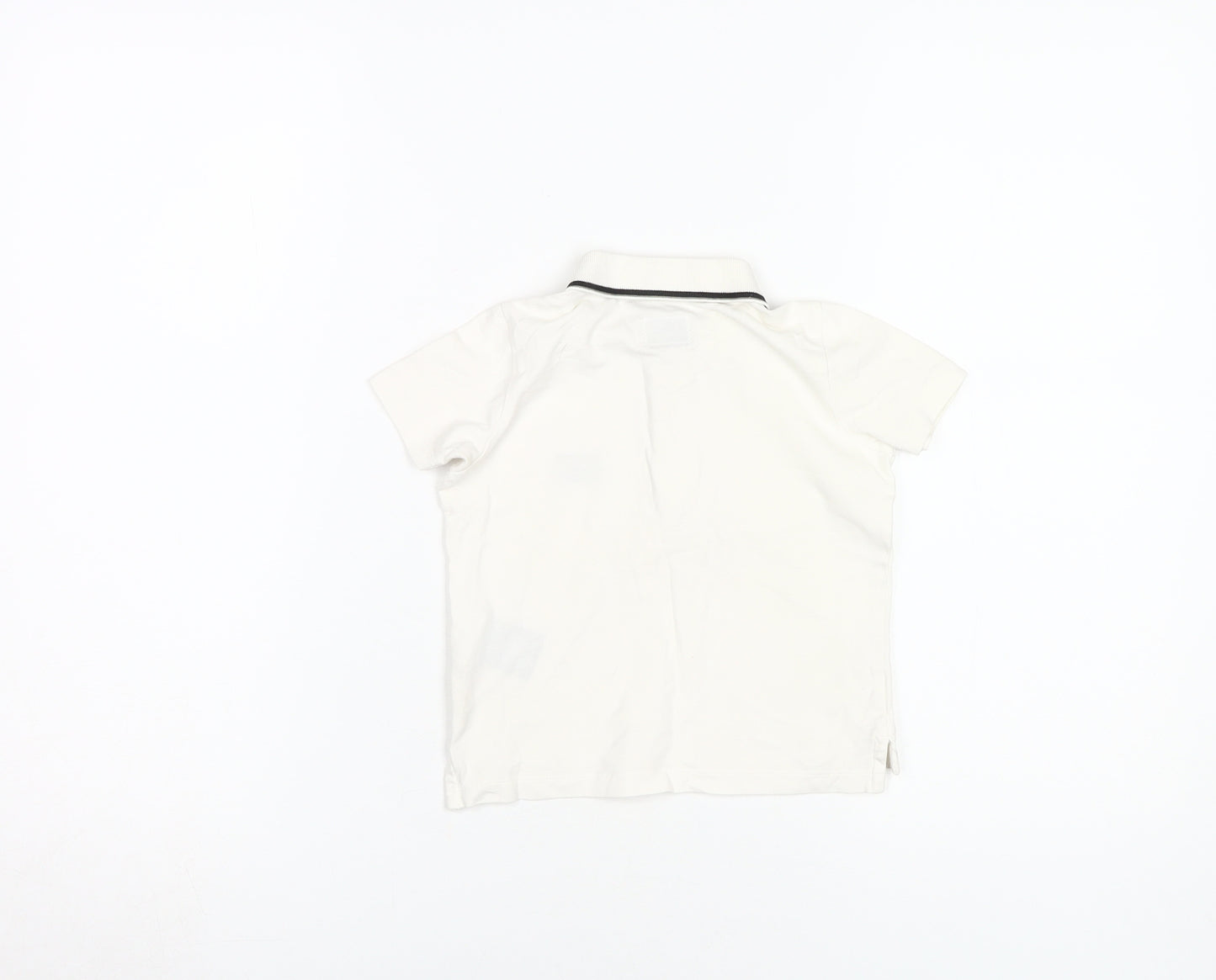 C.P. Company Boys White Polo Shirt, Size 2 Years, Logo Accent