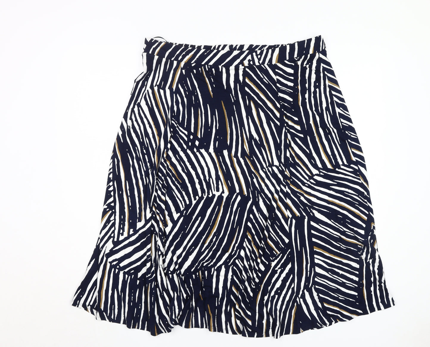 Marks and Spencer Women's Multicoloured A-Line Skirt Size 18