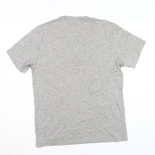 Poetic Brands Pac-Man Grey Graphic T-Shirt Small