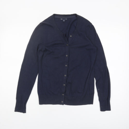 Gap Womens Blue Knit Cardigan S