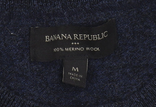 Banana Republic Women Blue M Pullover Jumper