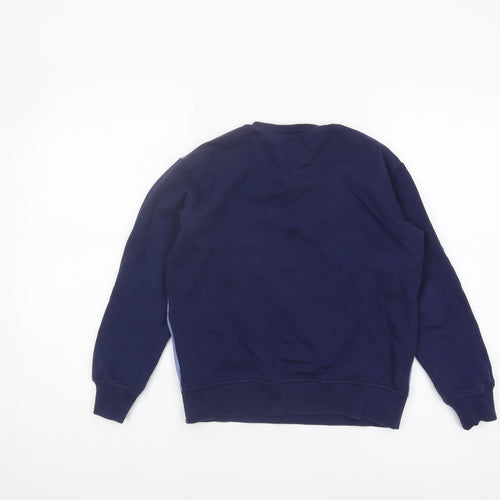Benetton Boys Blue Sweatshirt 8-9 Years