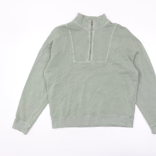 Marks and Spencer Women's Green Pullover Sweatshirt