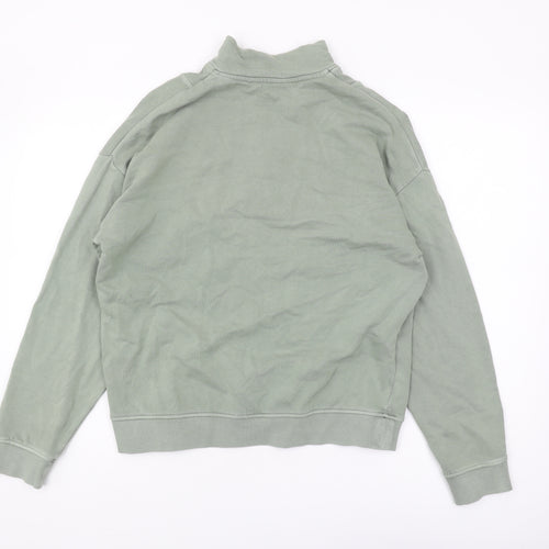 Marks and Spencer Women's Green Pullover Sweatshirt