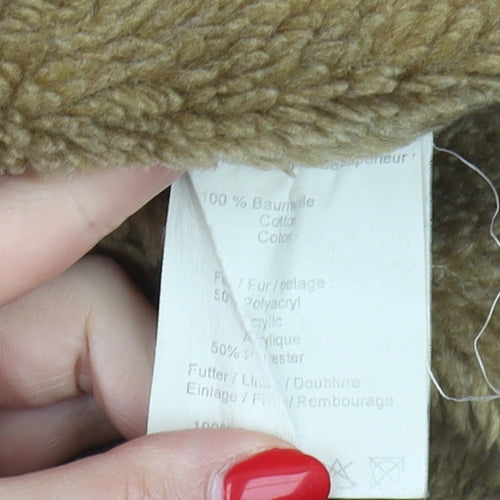 Dickies Men's Brown Hooded Jacket Size L Zip Casual