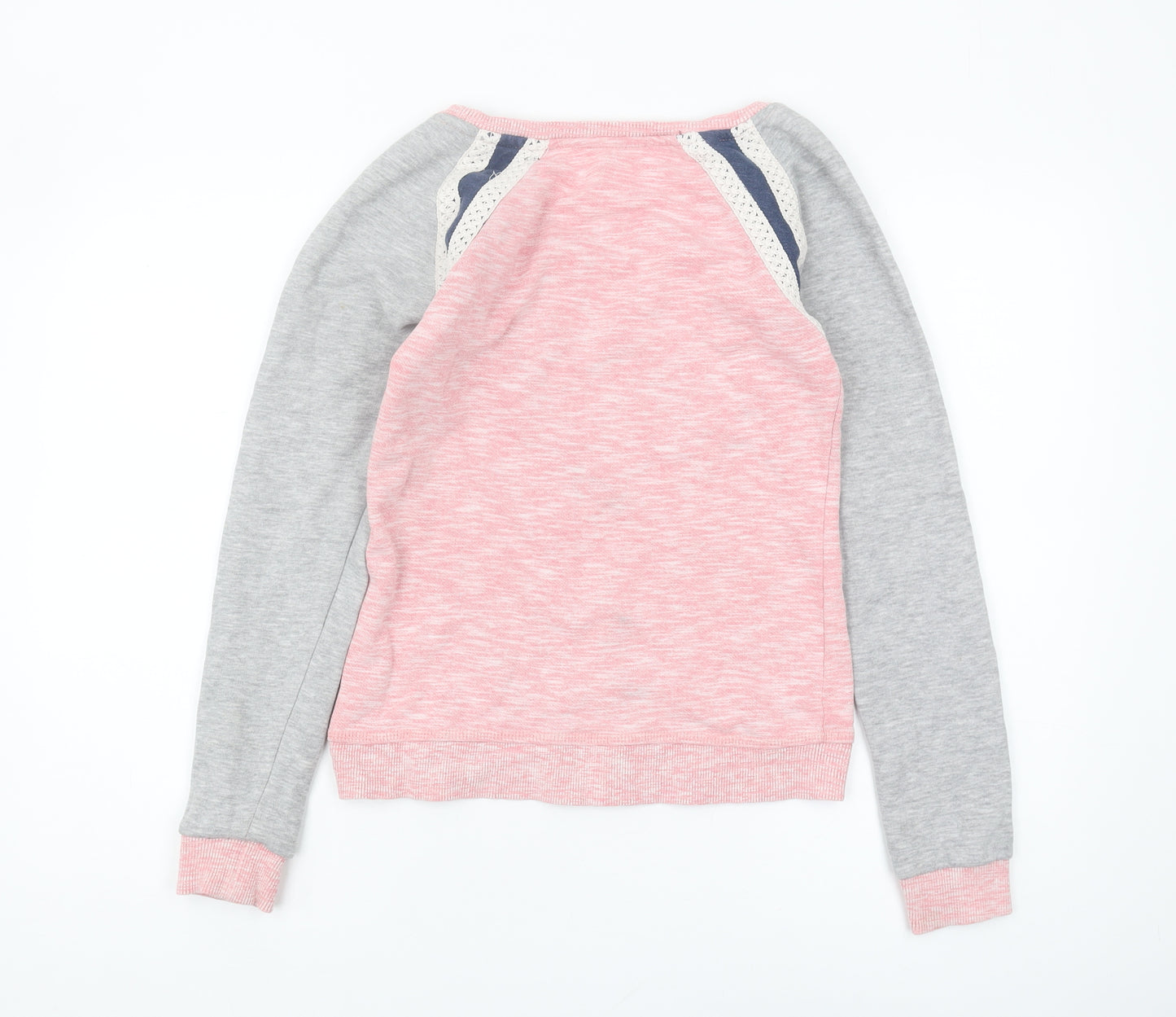 SoulCal & Co Women's Pink & Grey Pullover Sweatshirt Size 10