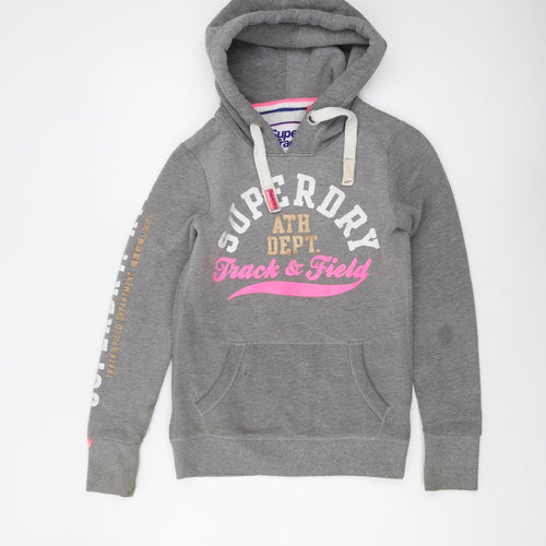 Superdry Women's Grey XS Pullover Hoodie