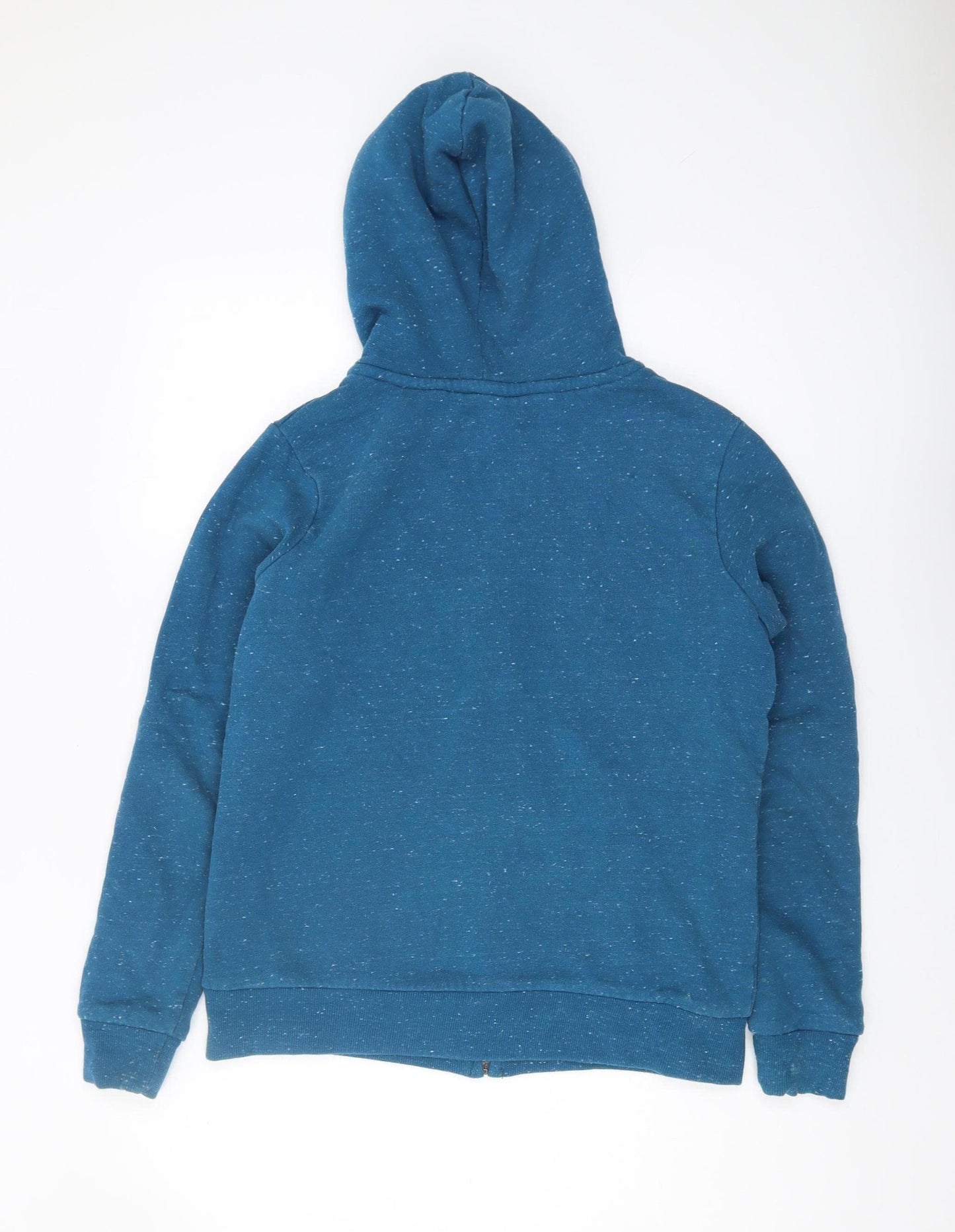 Weird Fish Women's Blue Hoodie Size 12 Full Zip