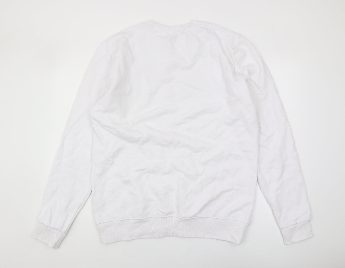 Vivida Lifestyle Men's White Pullover Sweatshirt - L