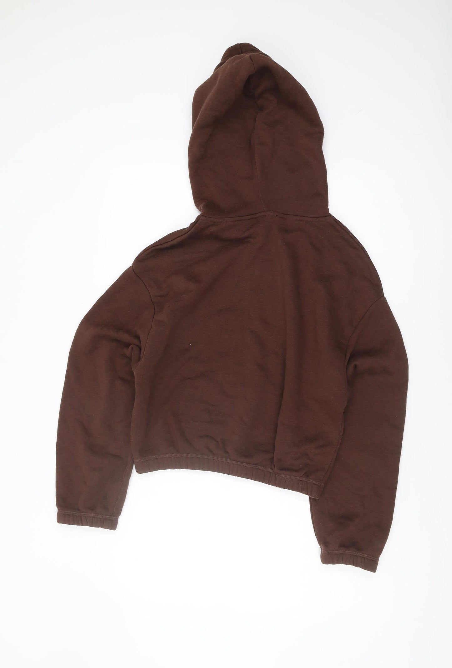 Zara Women's Brown Hoodie Size S Casual Fleece