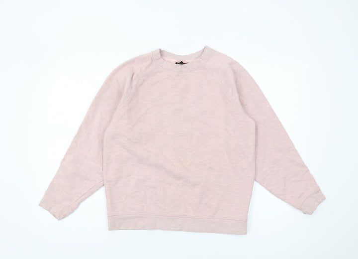 Topshop Women's Pink Pullover Sweatshirt Size 10