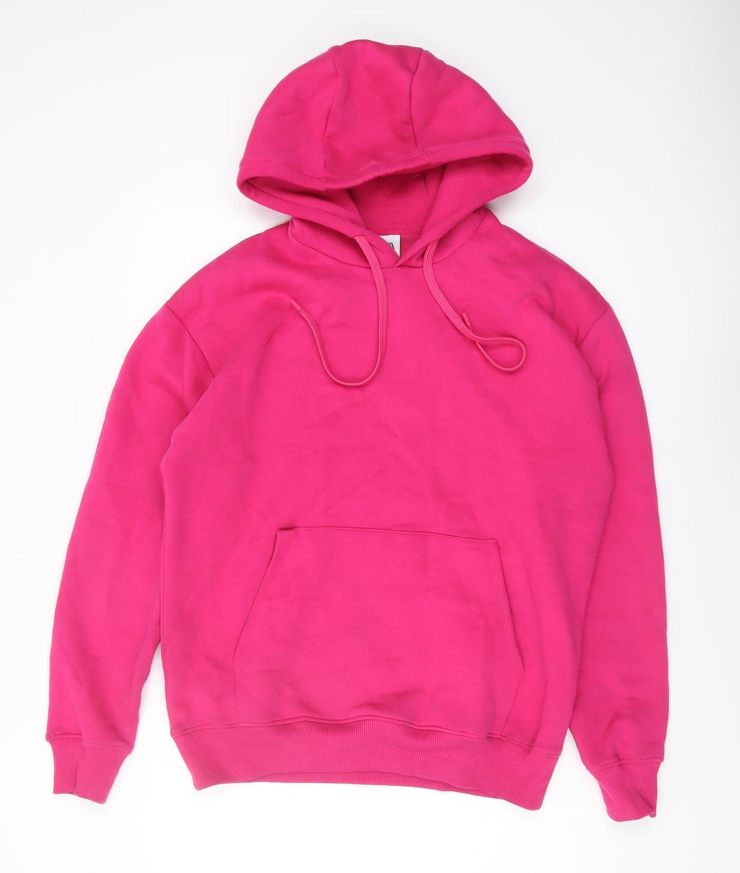 Zara Men's Pink Pullover Hoodie Size M