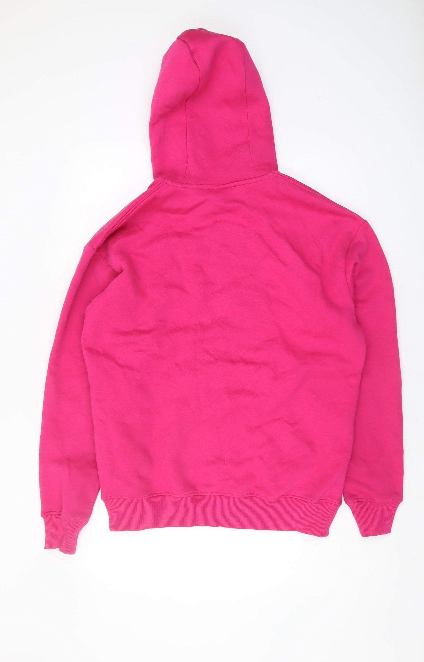 Zara Men's Pink Pullover Hoodie Size M