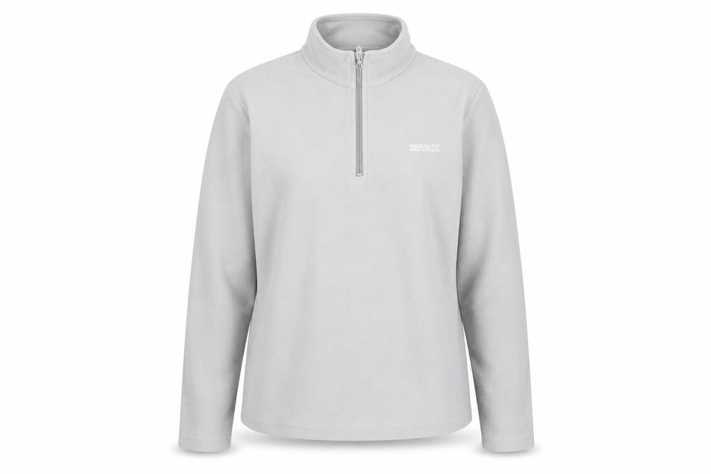 Front view of Regatta Women's Grey Fleece Sweatshirt 14 Outdoor