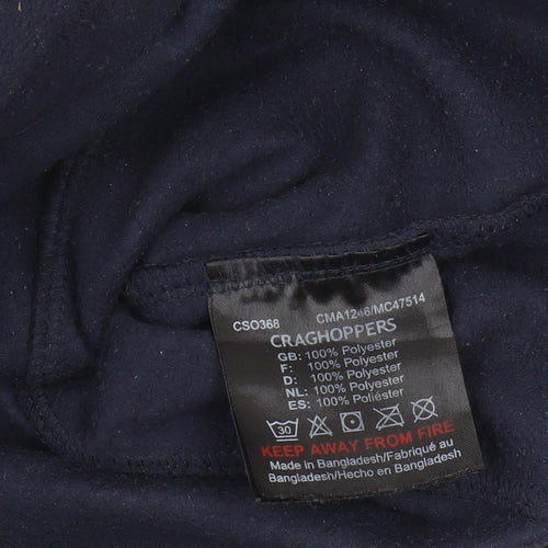 Craghoppers Men’s Blue Fleece 1/2 Zip Sweatshirt L