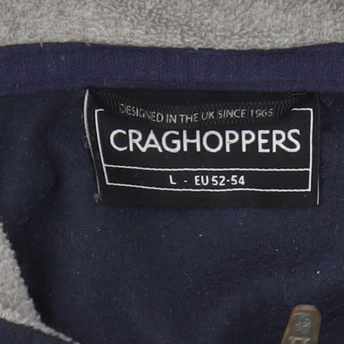 Craghoppers Men’s Blue Fleece 1/2 Zip Sweatshirt L