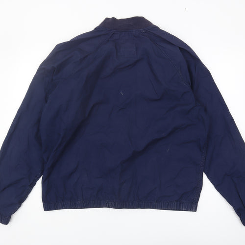 Gap Men's XL Blue Bomber Jacket - Casual Style