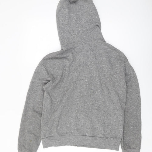Abercrombie & Fitch Women's Grey Full Zip Hoodie S