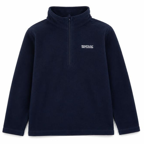 Regatta Boys Blue Fleece 1/4 Zip Sweatshirt Size 13 Years
