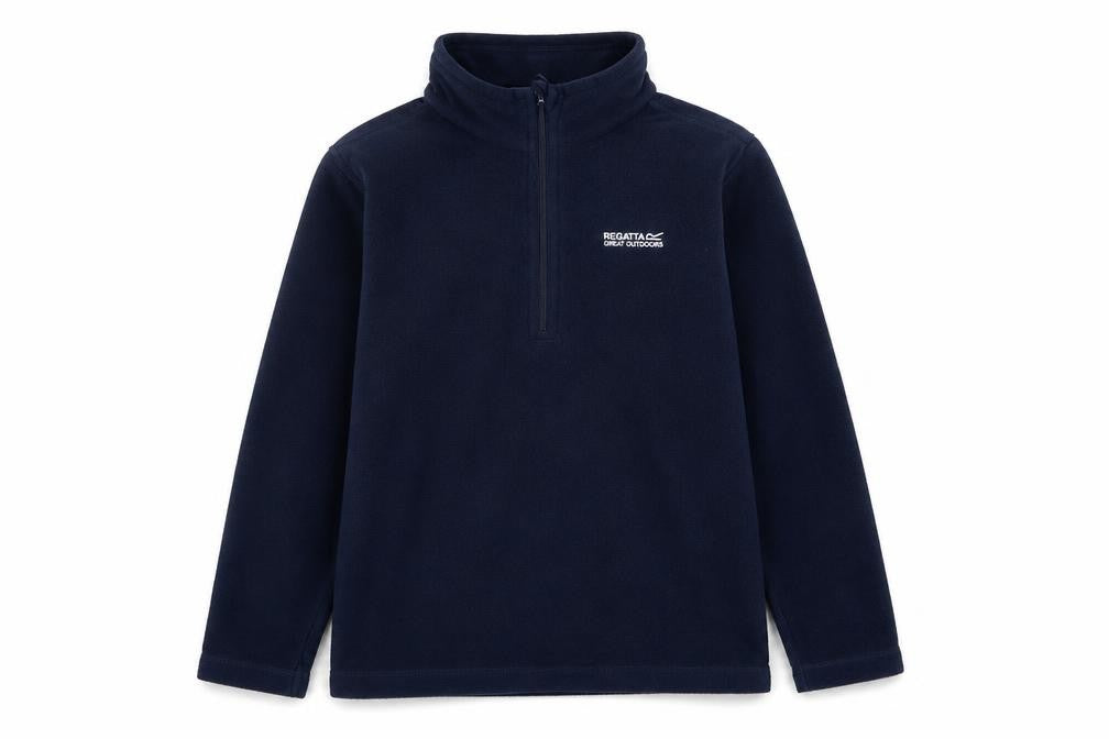 Regatta Boys Blue Fleece 1/4 Zip Sweatshirt Size 13 Years