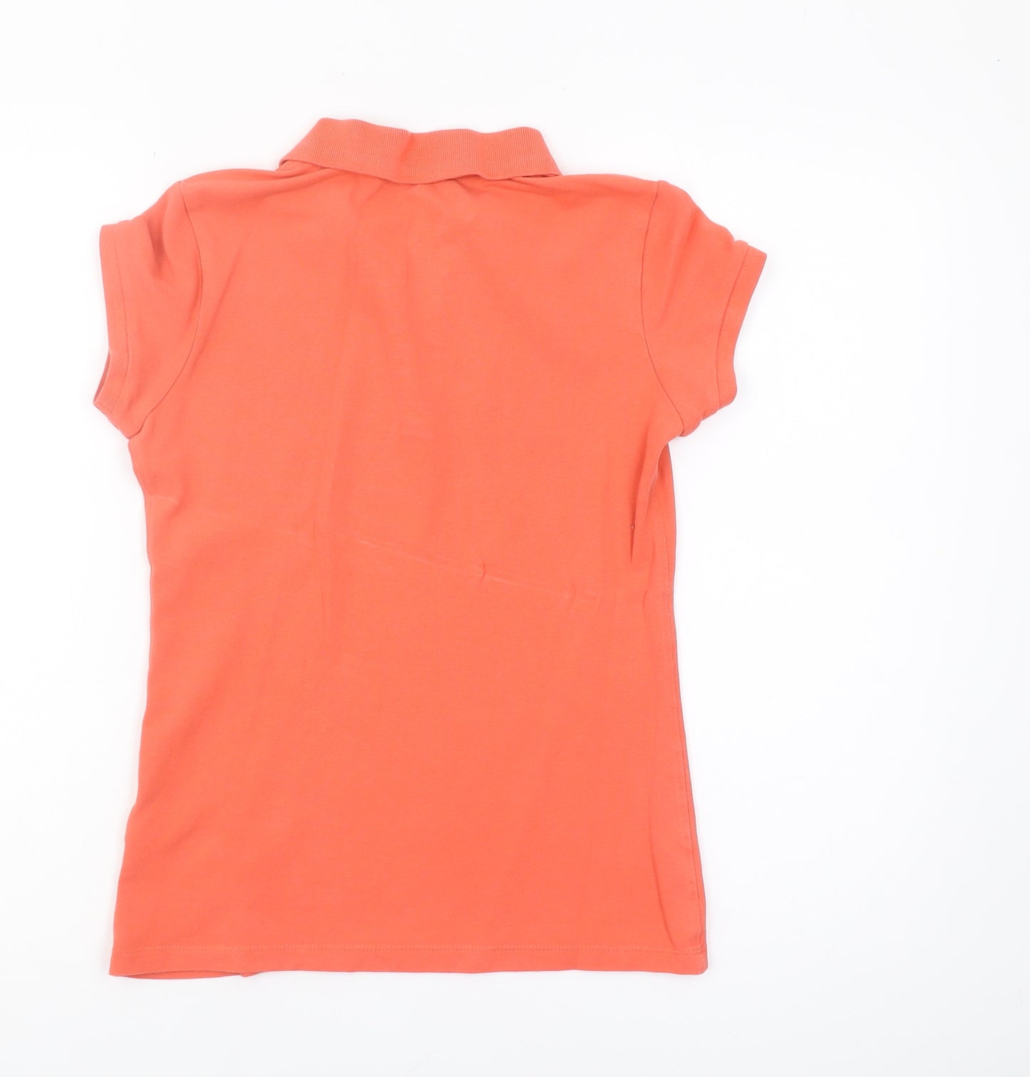 Calvin Klein Jeans Orange Polo Shirt XS Women's Casual