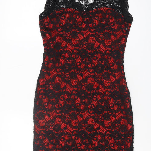 Joe Browns Red Bodycon Dress, Size 10, Women's Stylish