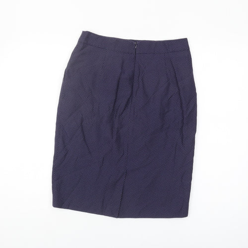 Reiss Women's Blue Knee Length Pencil Skirt, Size 10