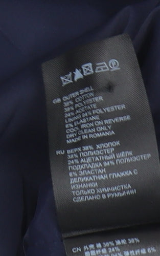 Reiss Women's Blue Knee Length Pencil Skirt, Size 10