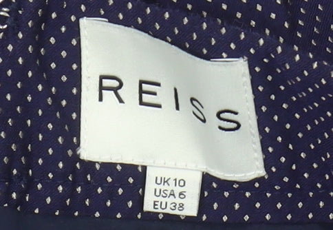 Reiss Women's Blue Knee Length Pencil Skirt, Size 10