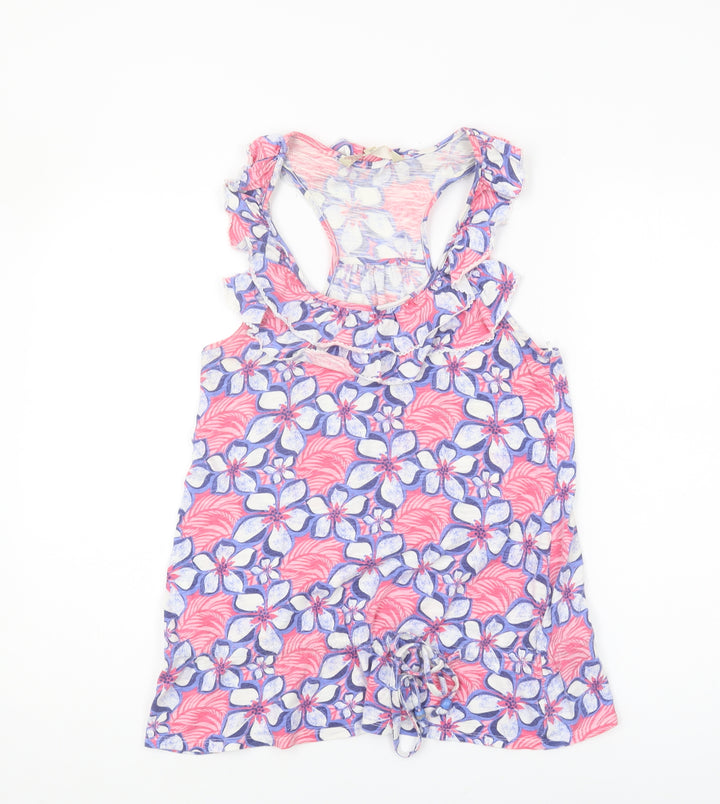 Mandaray Women's Multicoloured Floral Tank, Size 10
