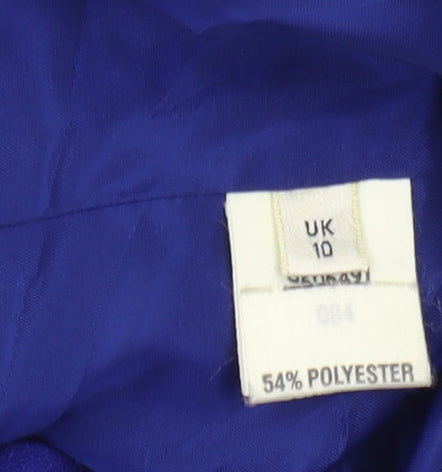 Viyella Women's Blue Blazer UK 10, Single-Breasted
