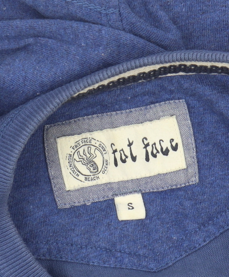 Fat Face Men's Blue Henley T-Shirt, Size S