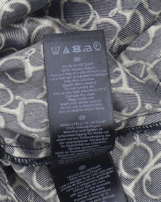 Hobbs Women's Multicoloured Geometric Blouse, Size 10