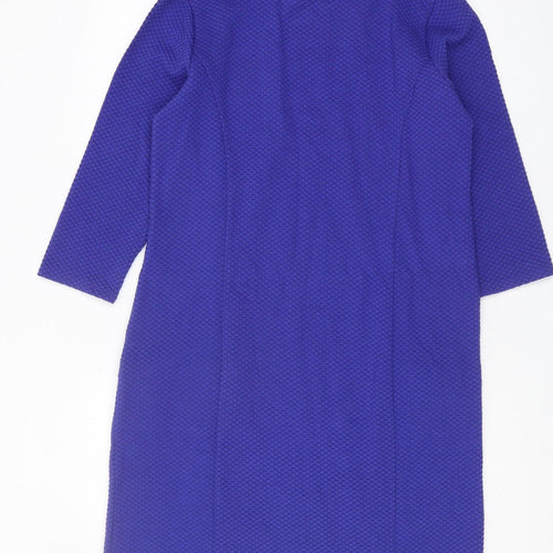 Laura Ashley Purple Dress, Women, Size 12, Cowl Neck