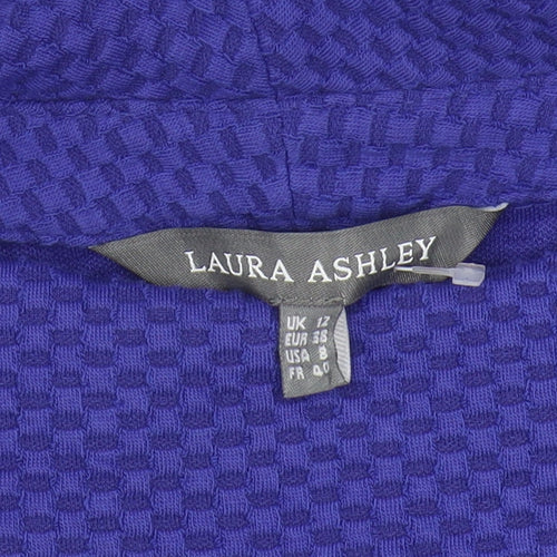 Laura Ashley Purple Dress, Women, Size 12, Cowl Neck