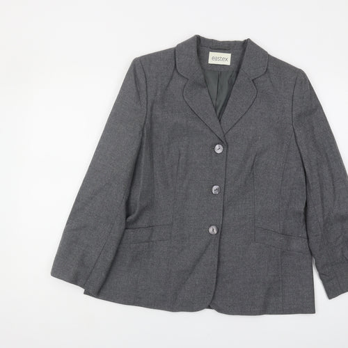 Eastex Women's Grey Blazer Size 12