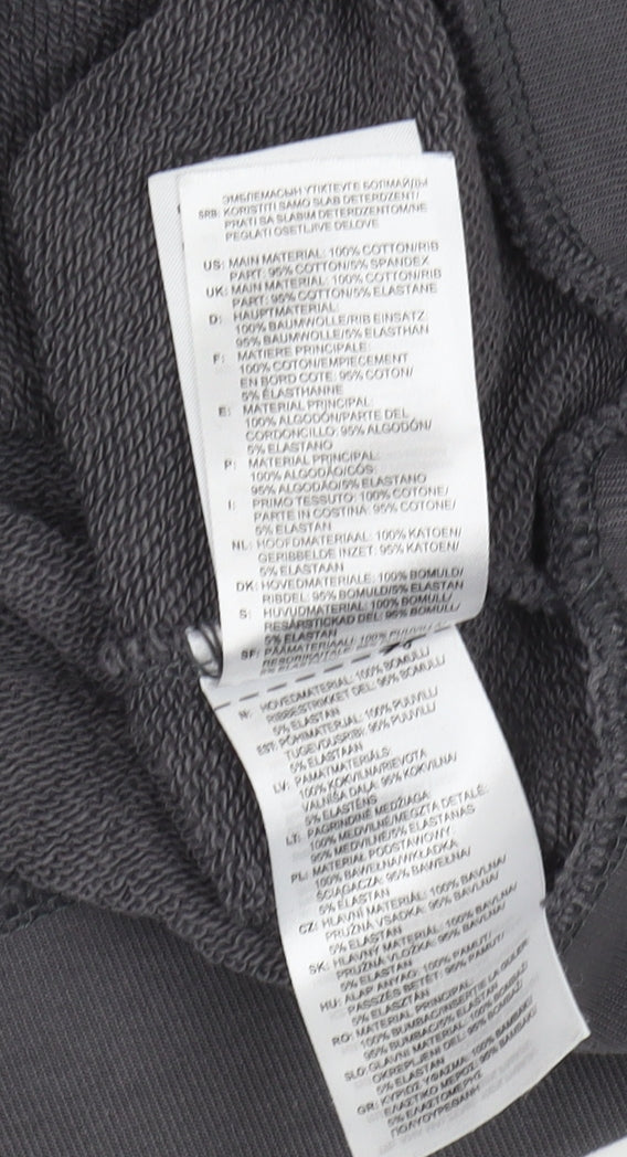 Adidas Men's Grey Pullover Sweatshirt XS