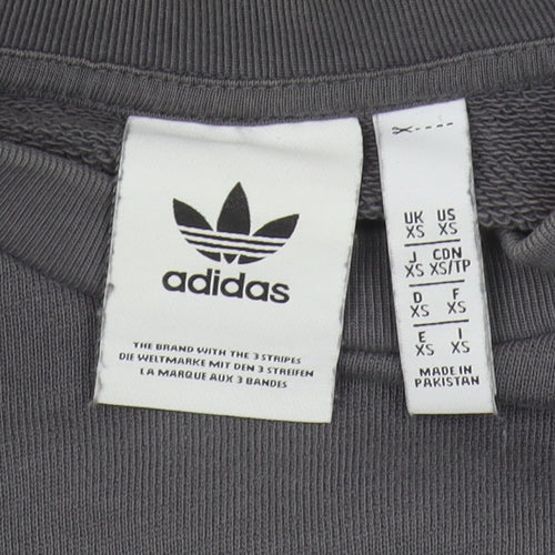 Adidas Men's Grey Pullover Sweatshirt XS