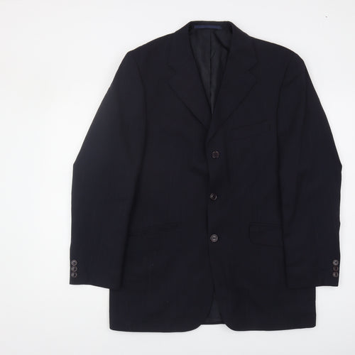 Jeff Banks Men's Blue Blazer 38 Jacket Business Formal