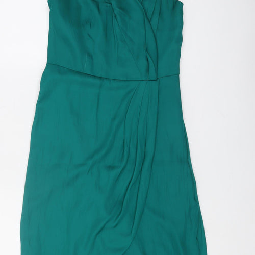 Banana Republic Women's Green Slip Dress - Size 4