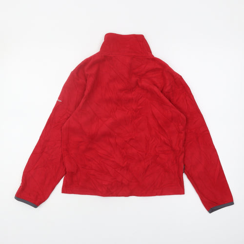 Trespass Boys Red Fleece Sweatshirt 11-12 Yrs Pullover Style