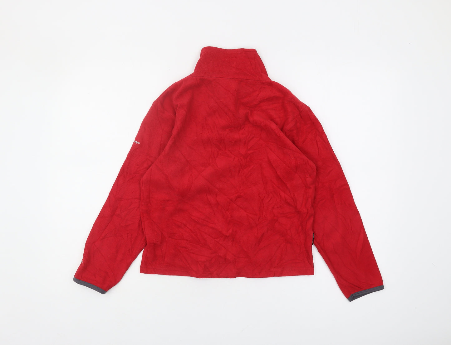 Trespass Boys Red Fleece Sweatshirt 11-12 Yrs Pullover Style