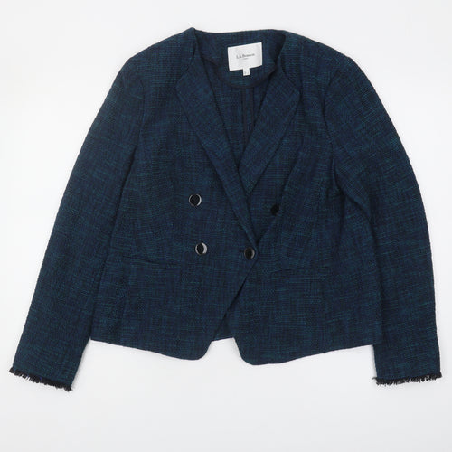 L.K. Bennett Women's Blue Blazer Size 14