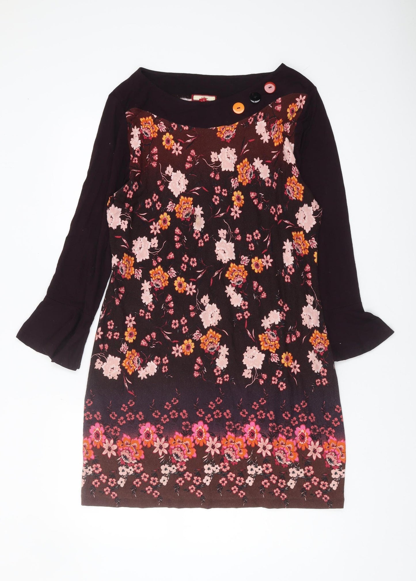 Joe Browns Women's Multicoloured Floral Dress, Size 14