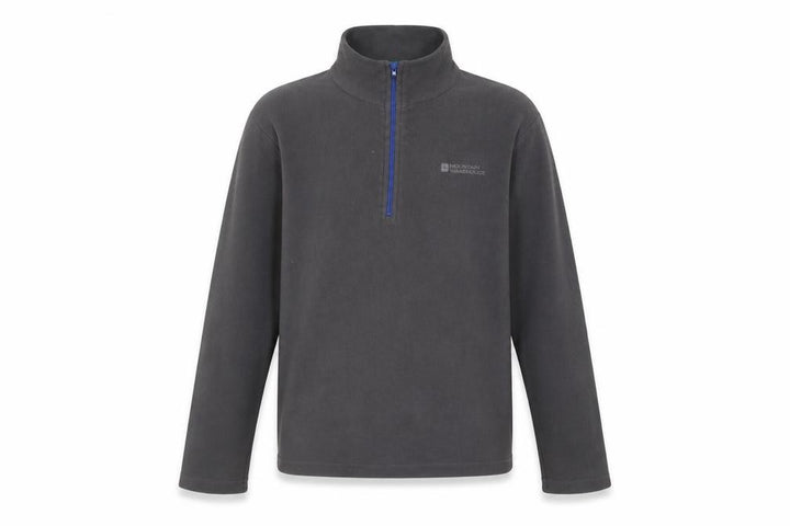 Mountain Warehouse Boys Grey Fleece Sweatshirt, Size 11-12, 1/2 Zip