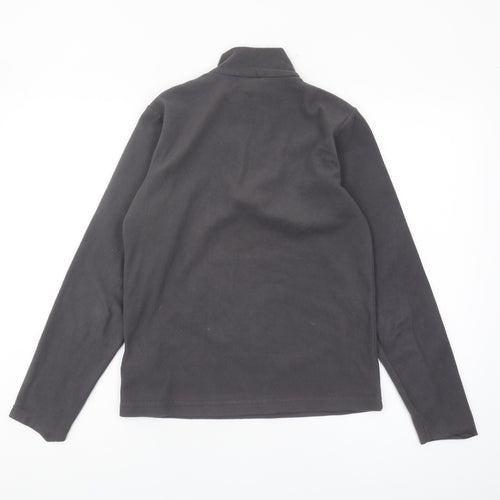 Mountain Warehouse Boys Grey Fleece Sweatshirt, Size 11-12, 1/2 Zip